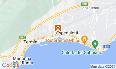 Map Ospedaletti Apartment 72922