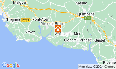 Map Moelan sur Mer House 126191