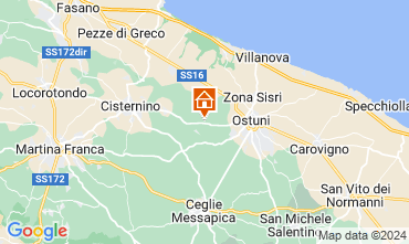 Map Ostuni Villa 128628