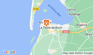 Map La Teste de Buch House 115587