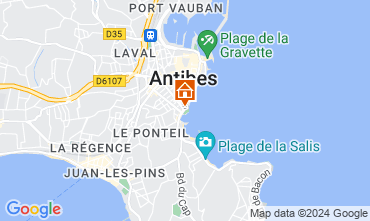 Map Antibes Studio 98215