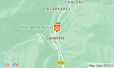 Map Cauterets Apartment 76998