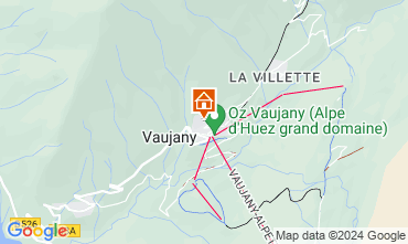 Map Vaujany Apartment 72684