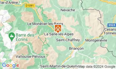 Map Serre Chevalier Apartment 2949