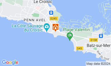 Map Le Croisic Apartment 41214