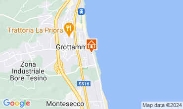 Map Grottammare Apartment 125888