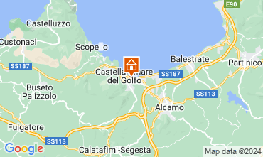 Map Castellammare del Golfo Apartment 80320