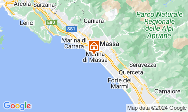 Map Marina di Massa Apartment 127699