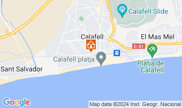 Map Calafell Apartment 51755