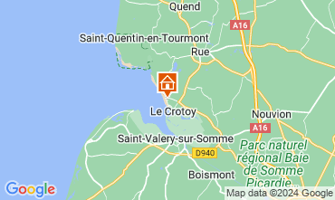 Map Le Crotoy Self-catering property 124417