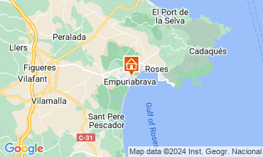 Map Empuriabrava Apartment 128286