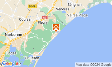 Map Saint Pierre la Mer Villa 101272