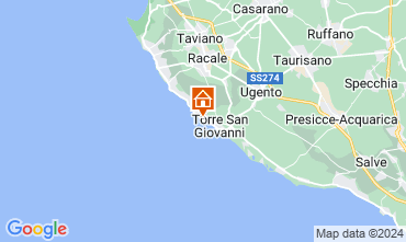 Map Ugento - Torre San Giovanni Villa 46893