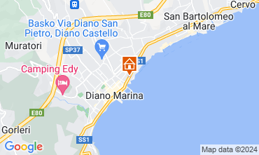 Map Diano Marina Apartment 103029