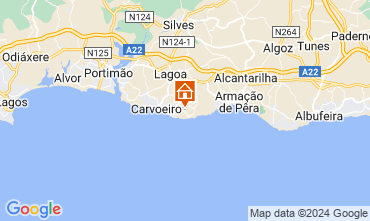 Map Carvoeiro Self-catering property 117556