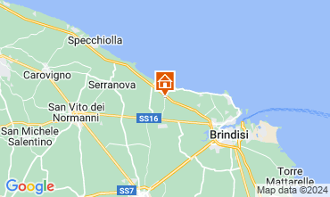 Map Brindisi Offbeat accommodation 117050