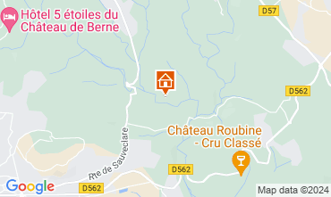 Map Lorgues Self-catering property 92968