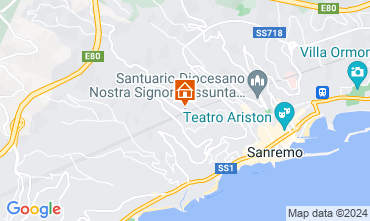 Map Sanremo Apartment 108359