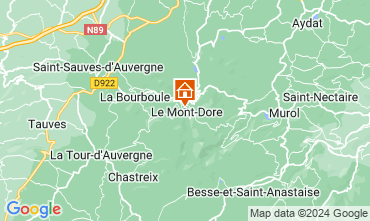 Map Le Mont Dore Apartment 3906