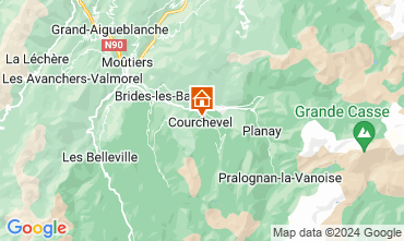 Map Courchevel Apartment 1083