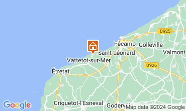 Map Etretat Villa 21419