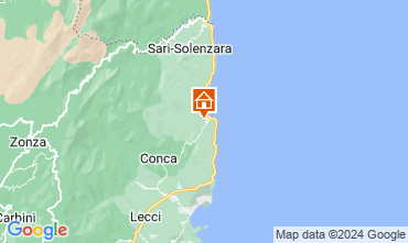 Map Ste Lucie de Porto Vecchio Villa 128098