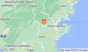 Map Porto Vecchio Villa 128334