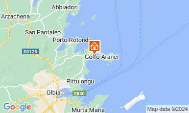 Map Aranci Gulf Apartment 83848