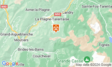 Map La Plagne Studio 81105