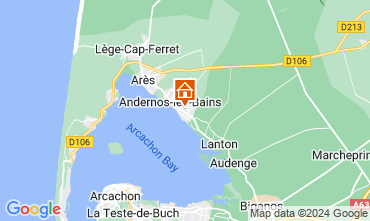 Map Andernos les Bains Villa 10182