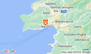 Map Ajaccio Apartment 73148