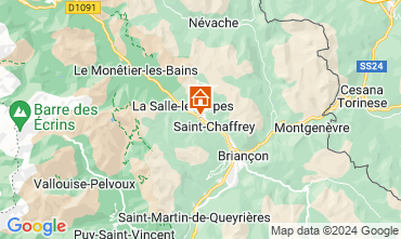 Map Serre Chevalier Apartment 117911