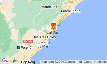 Map L'Ametlla de Mar Villa 127515