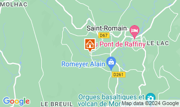 Map Saint-Anthme Self-catering property 85778