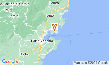 Map Porto Vecchio Apartment 122232