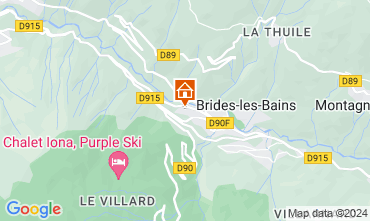 Map Brides Les Bains Studio 126427