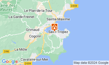 Map Saint Tropez Villa 128530