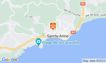 Map Sainte Anne (Guadeloupe) Apartment 102738