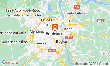 Map Bordeaux Apartment 127665