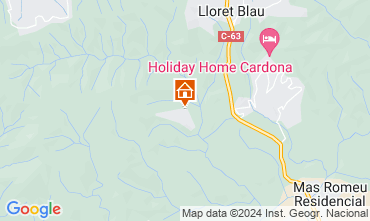 Map Lloret de Mar Villa 126634