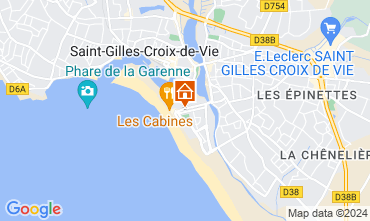 Map Saint-Gilles-Croix-de-Vie Apartment 98354