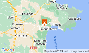 Map Empuriabrava Apartment 104741