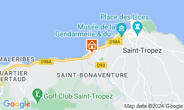 Map Saint Tropez Apartment 18756