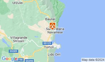 Map Santa Maria Navarrese Villa 110022