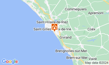 Map Saint-Gilles-Croix-de-Vie Apartment 116474