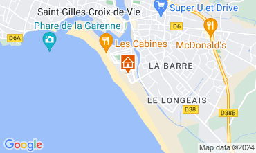Map Saint-Gilles-Croix-de-Vie Apartment 116474