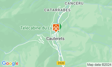 Map Cauterets Apartment 107489