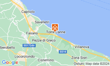 Map Torre Canne Apartment 109503