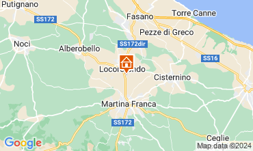 Map Locorotondo Villa 127893