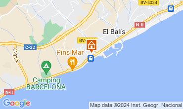 Map Barcelona Apartment 76574